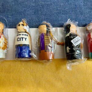 PEG Ornaments: Iconic Musicians (Drake General Store) Set of 5 for $50